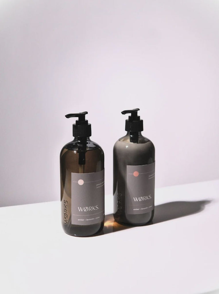 Buy Amber Body Duo 500ml by Works - at White Doors & Co