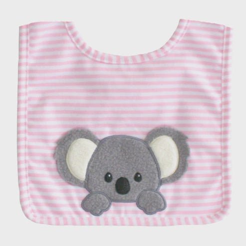 Buy Baby Koala Bib Pink by Alimrose - at White Doors & Co