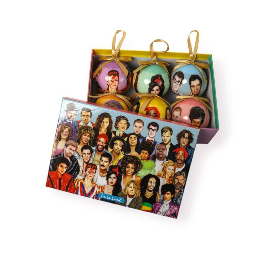 Buy Bauble Set Tribute Artists Music Edition by La La Land - at White Doors & Co