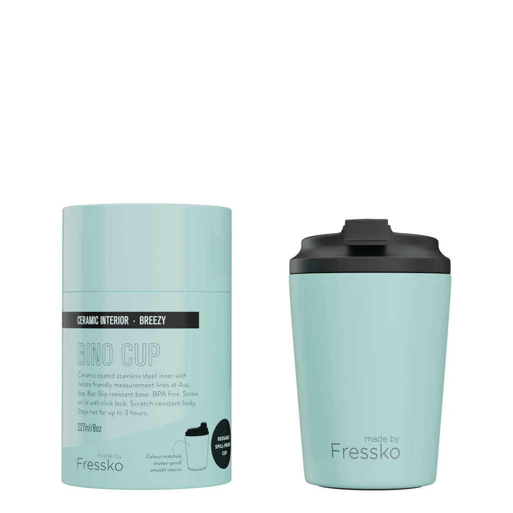 Buy Bino Ceramic Lined Breezy 8oz by Made By Fressko - at White Doors & Co