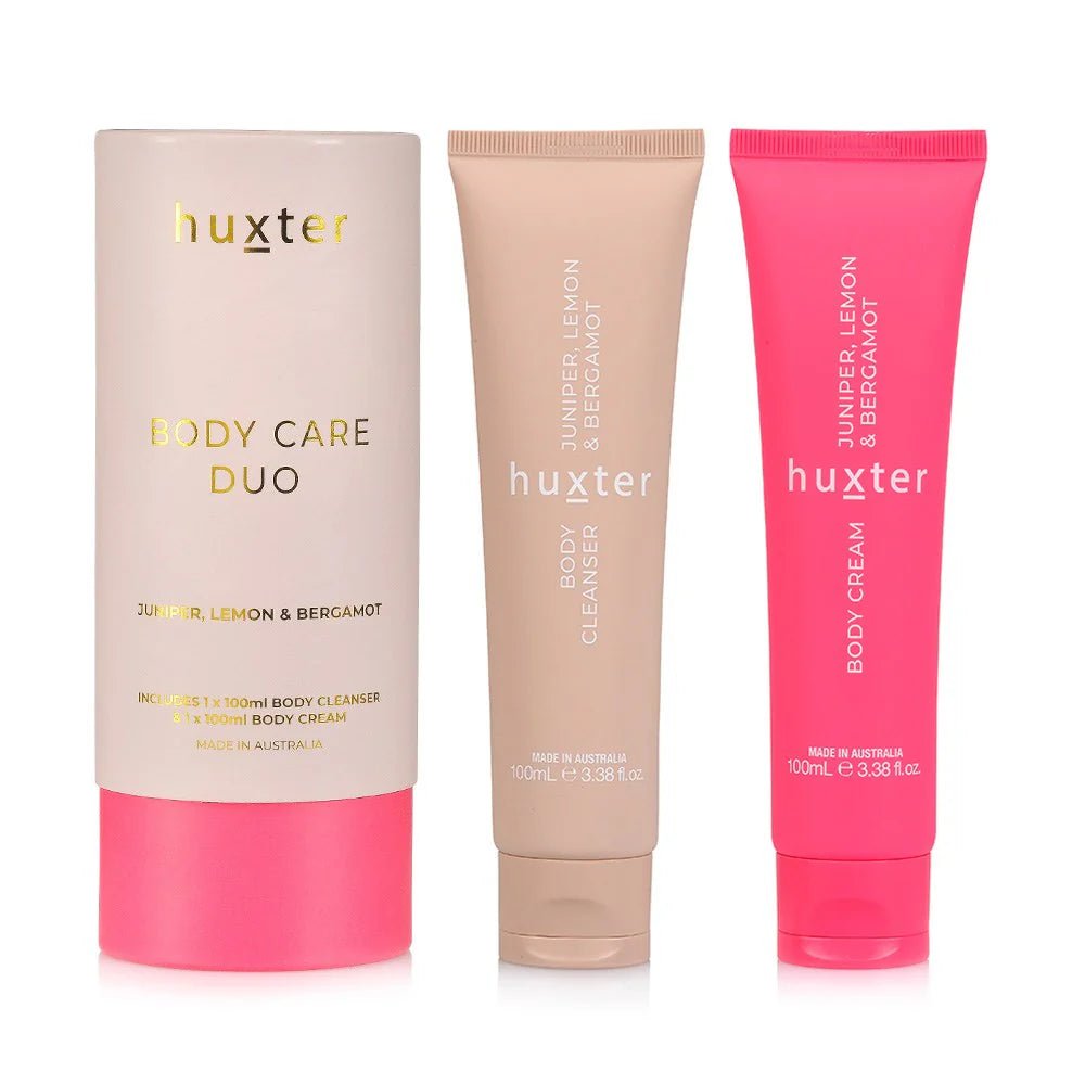 Buy Body Care Duo - Raspberry & Neutral - by Huxter - at White Doors & Co