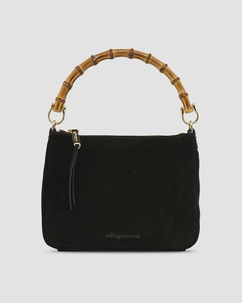 Buy Bridget Bag - Black Suede by Arlington Milne - at White Doors & Co