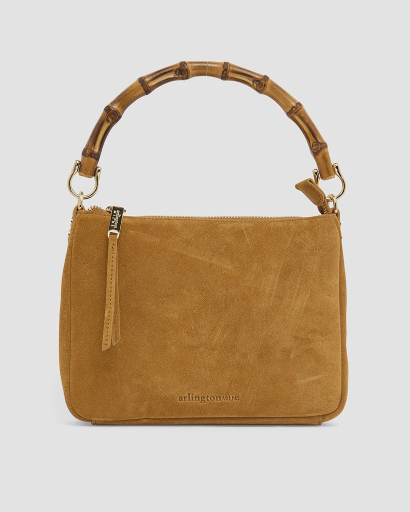 Buy Bridget Bag - Toffee Suede by Arlington Milne - at White Doors & Co