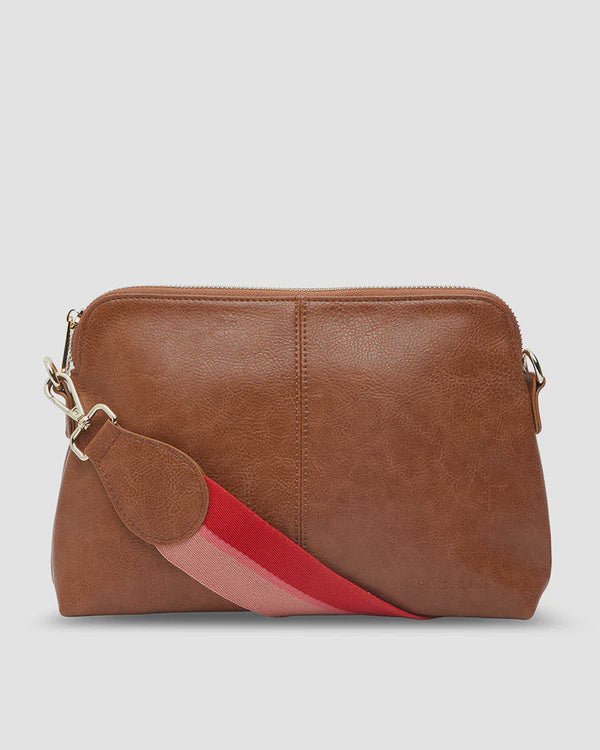 Buy Burbank Crossbody Large - Tan Pebble by Elms & King - at White Doors & Co