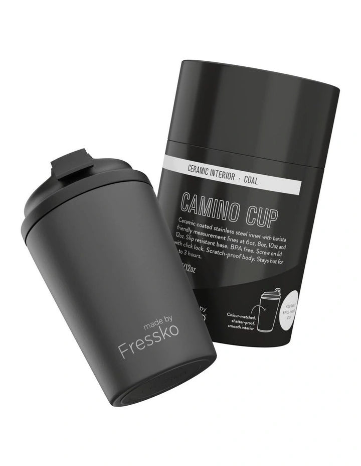 Buy Ceramic Camino 12oz - Coal by Made By Fressko - at White Doors & Co