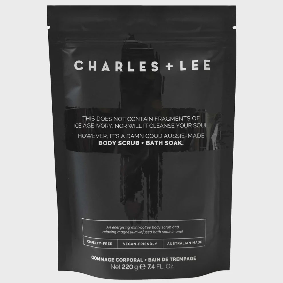 Buy Charles + Lee Body Scrub + Bath Soak by Charles + Lee - at White Doors & Co