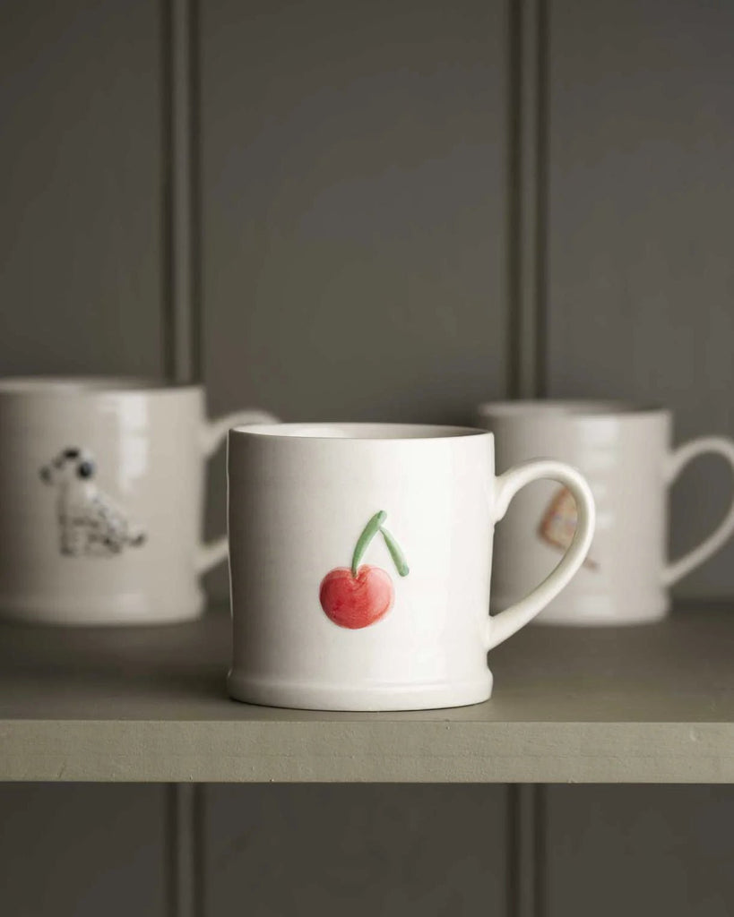 Buy Cherry - Large Favourite Things Mug by Robert Gordon - at White Doors & Co