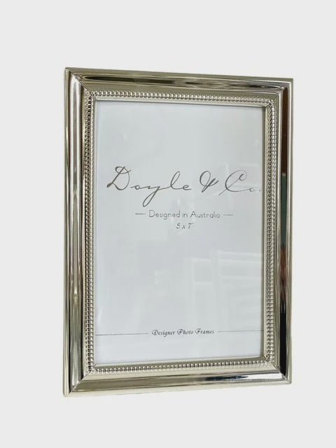 Buy DECADENCE SINGLE BEAD FRAME 5x7 by Flair - at White Doors & Co