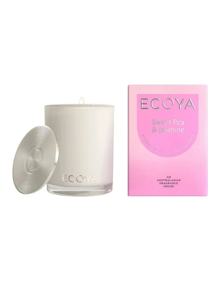 Buy ECOYA Sweet Pea & Jasmine Madison Candle by Ecoya - at White Doors & Co