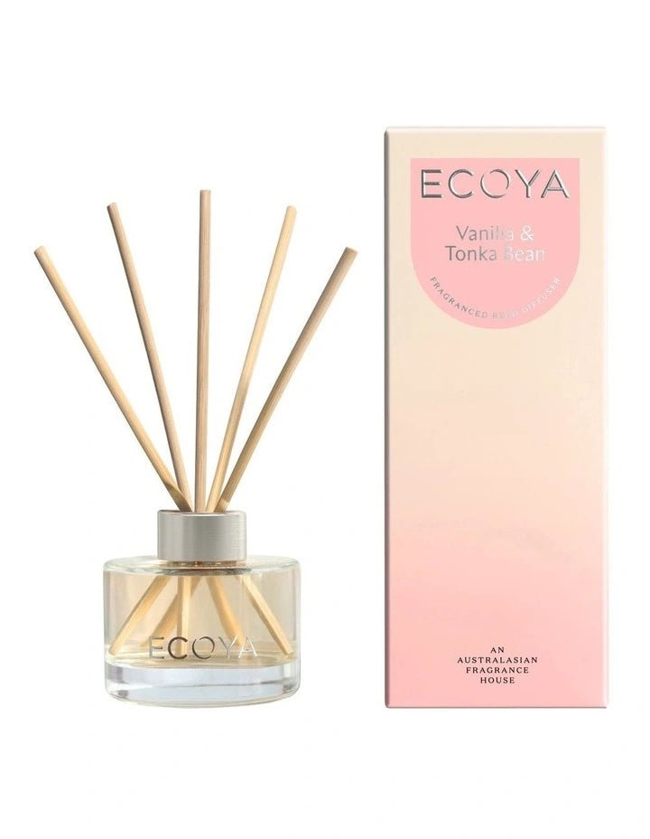 Buy ECOYA Vanilla & Tonka Bean Mini Reed Diffuser by Ecoya - at White Doors & Co