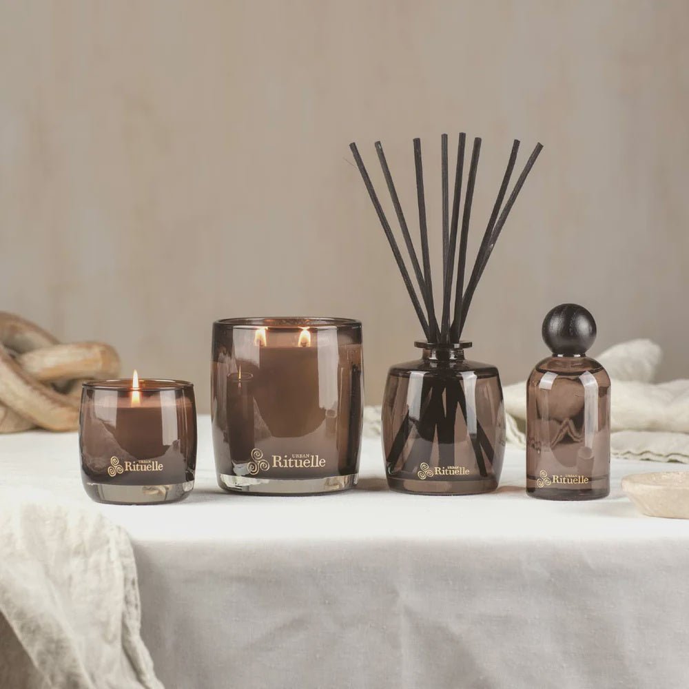 Buy Fig Leaf, Cypress, Cedarwood, Moss Candle ( 400gm) by Urban Rituelle - at White Doors & Co