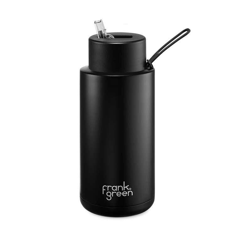 Buy Frank Green 1L Ceramic Reusable Bottle Midnight by Frank Green - at White Doors & Co