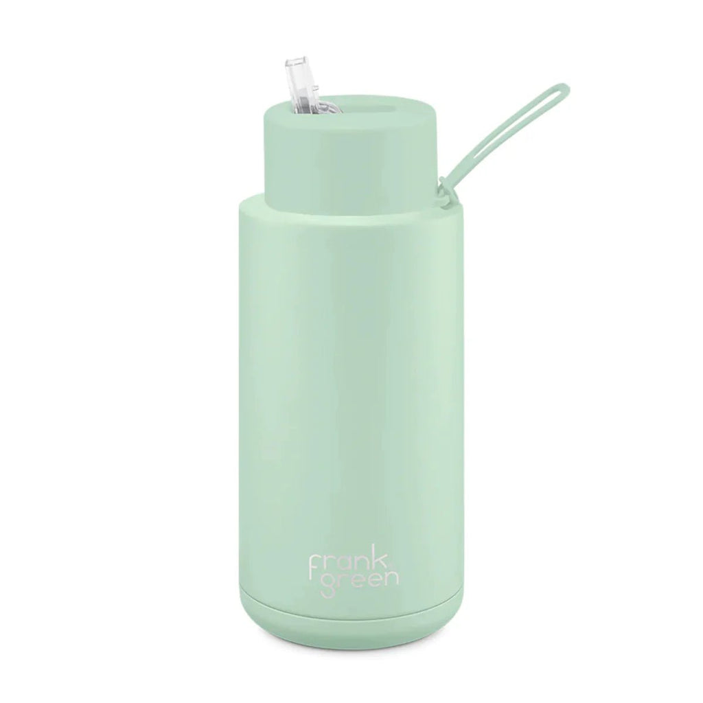 Buy Frank Green 1L Ceramic Reusable Bottle Mint Gelato by Frank Green - at White Doors & Co