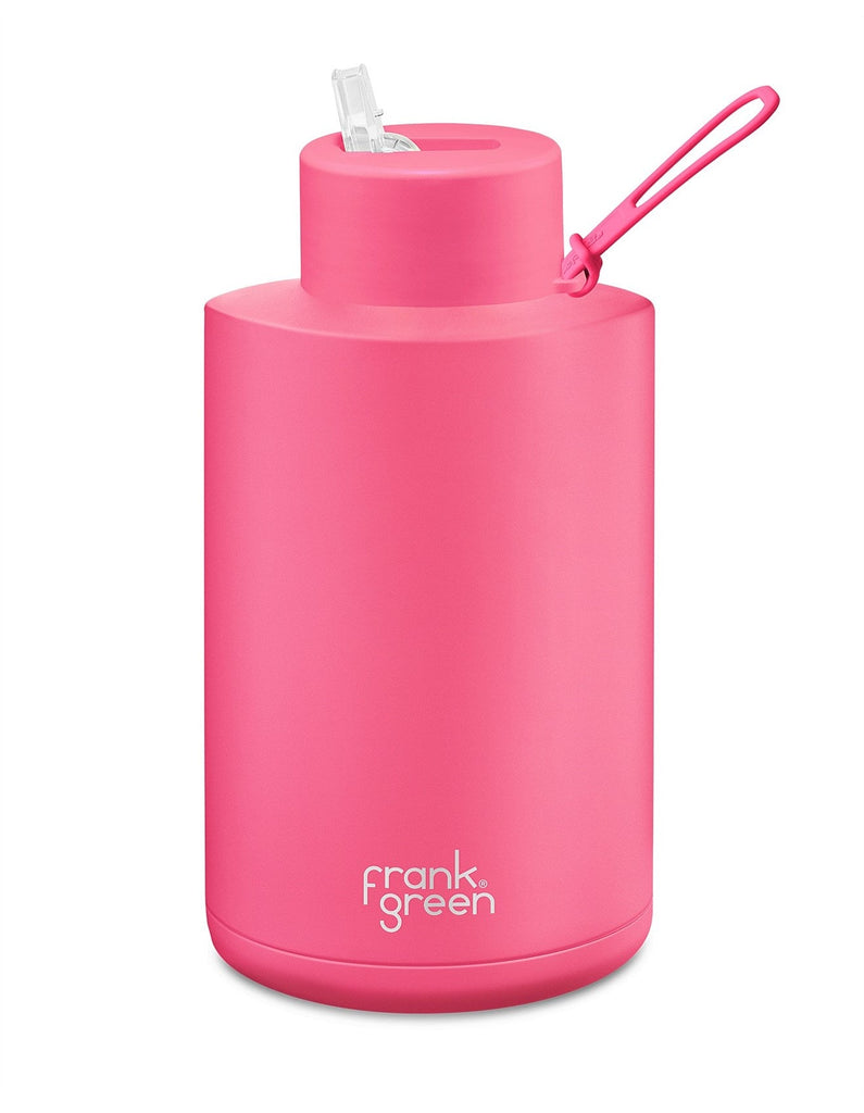 Buy Frank Green 2L Ceramic Reusable Bottle Neon Pink by Frank Green - at White Doors & Co