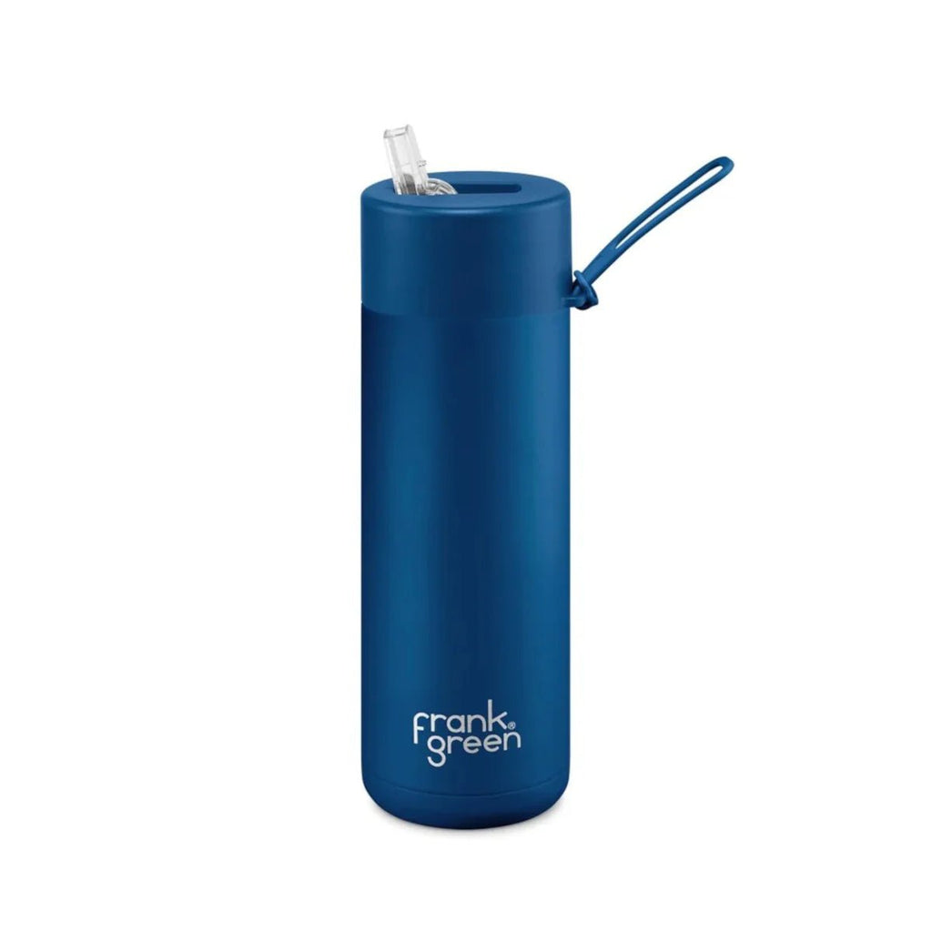 Buy Frank Green 595ml Ceramic Reusable Bottle Deep Ocean by Frank Green - at White Doors & Co