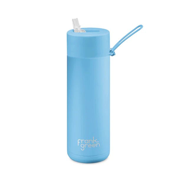 Buy Frank Green 595ml Reusable Bottle Sky Blue by Frank Green - at White Doors & Co