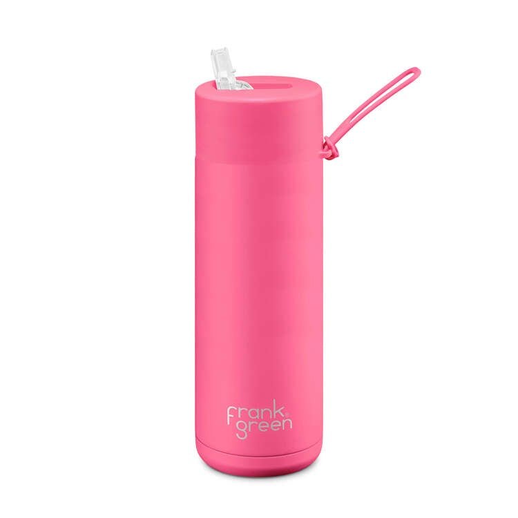 Buy Frank Green Reusable 595ml Water Bottle - Pink/Neo by Frank Green - at White Doors & Co