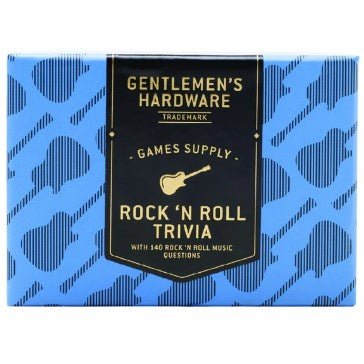 Buy GENTLEMEN’S HARDWARE MUSIC ROCK N ROLL TRIVIA BOX by Gentleman's Hardware - at White Doors & Co