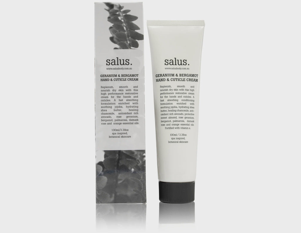 Buy Geranium & Bergamot Hand & Cuticle Cream by Salus - at White Doors & Co