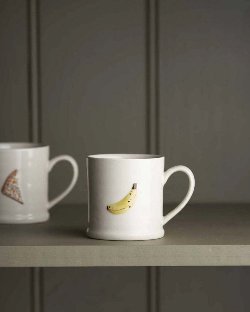 Buy Go Bananas - Small Favourite Things Mug by Robert Gordon - at White Doors & Co