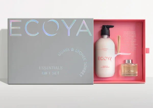 Buy Guava & Lychee Sorbet Essentials Gift Set by Ecoya - at White Doors & Co