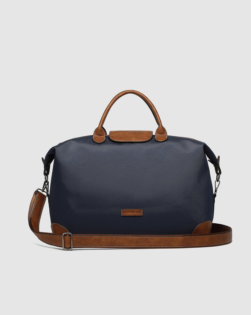 Buy Hamilton Nylon Weekender Bag - Navy by Louenhide - at White Doors & Co