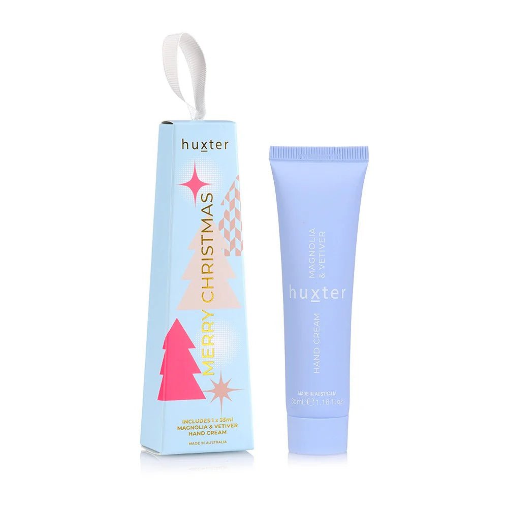 Buy Hanging 35ml Hand Cream - Raspberry Xmas Sparkles - by Huxter - at White Doors & Co