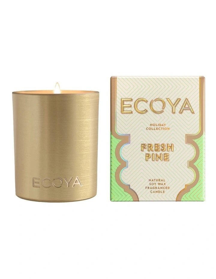 Buy Holiday: Fresh Pine Mini Goldie Candle by Ecoya - at White Doors & Co