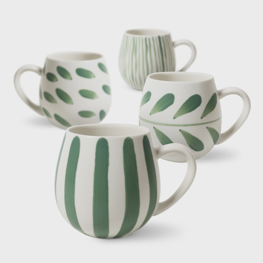 Buy Hug Me Mugs / Olive Brush by Robert Gordon - at White Doors & Co