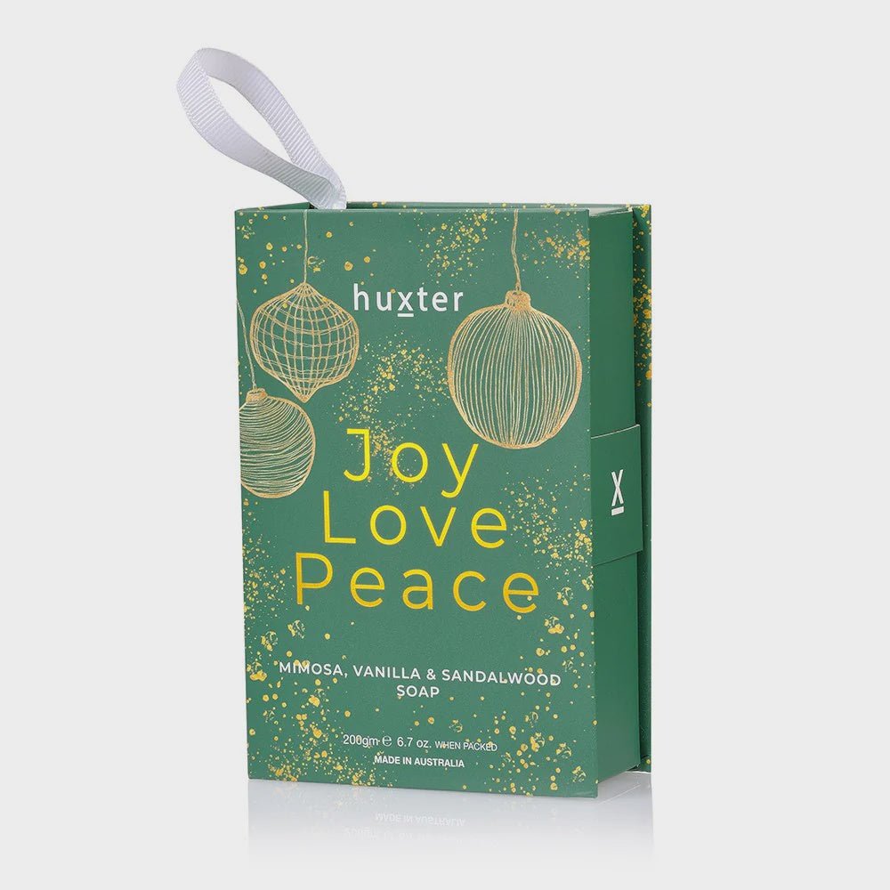 Buy Joy, Love, Peace' Soap Book Hanging by Huxter - at White Doors & Co