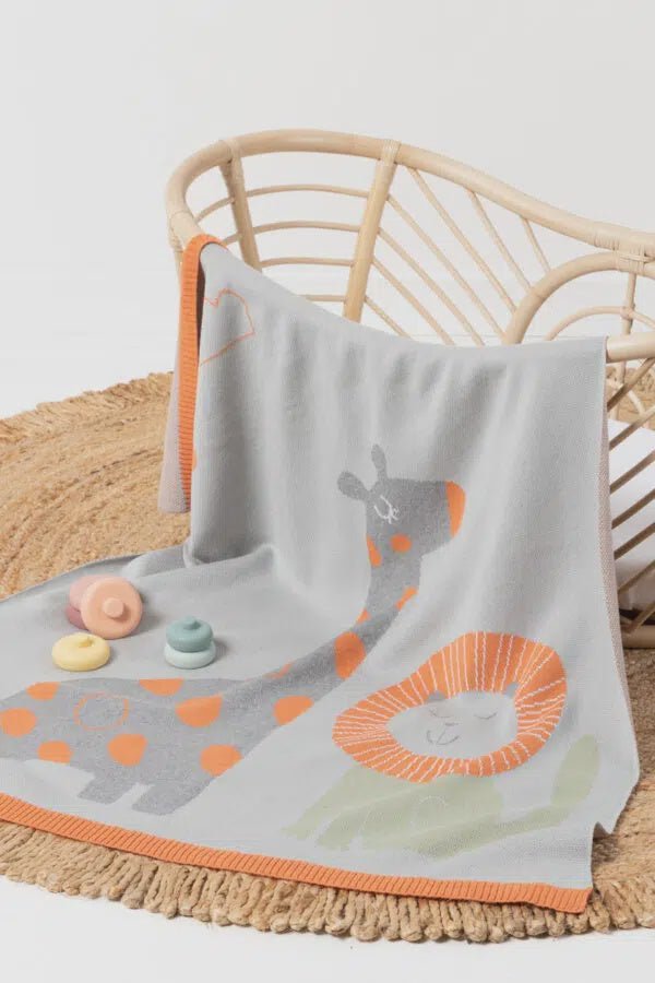 Buy Jungle Buddies Baby Blanket by Indus Design - at White Doors & Co