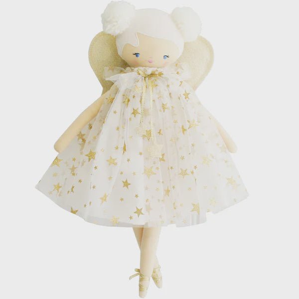 Buy Lily Fairy 48cm Ivory Gold Star by Alimrose - at White Doors & Co