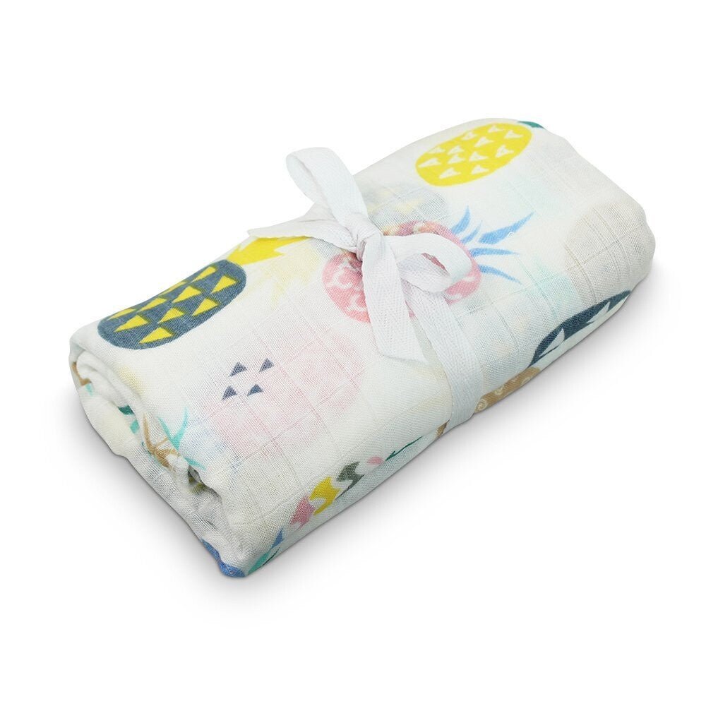 Buy Luna Muslin Wrap - Super Soft and Breathable Bamboo Cotton Blend by DLux - at White Doors & Co