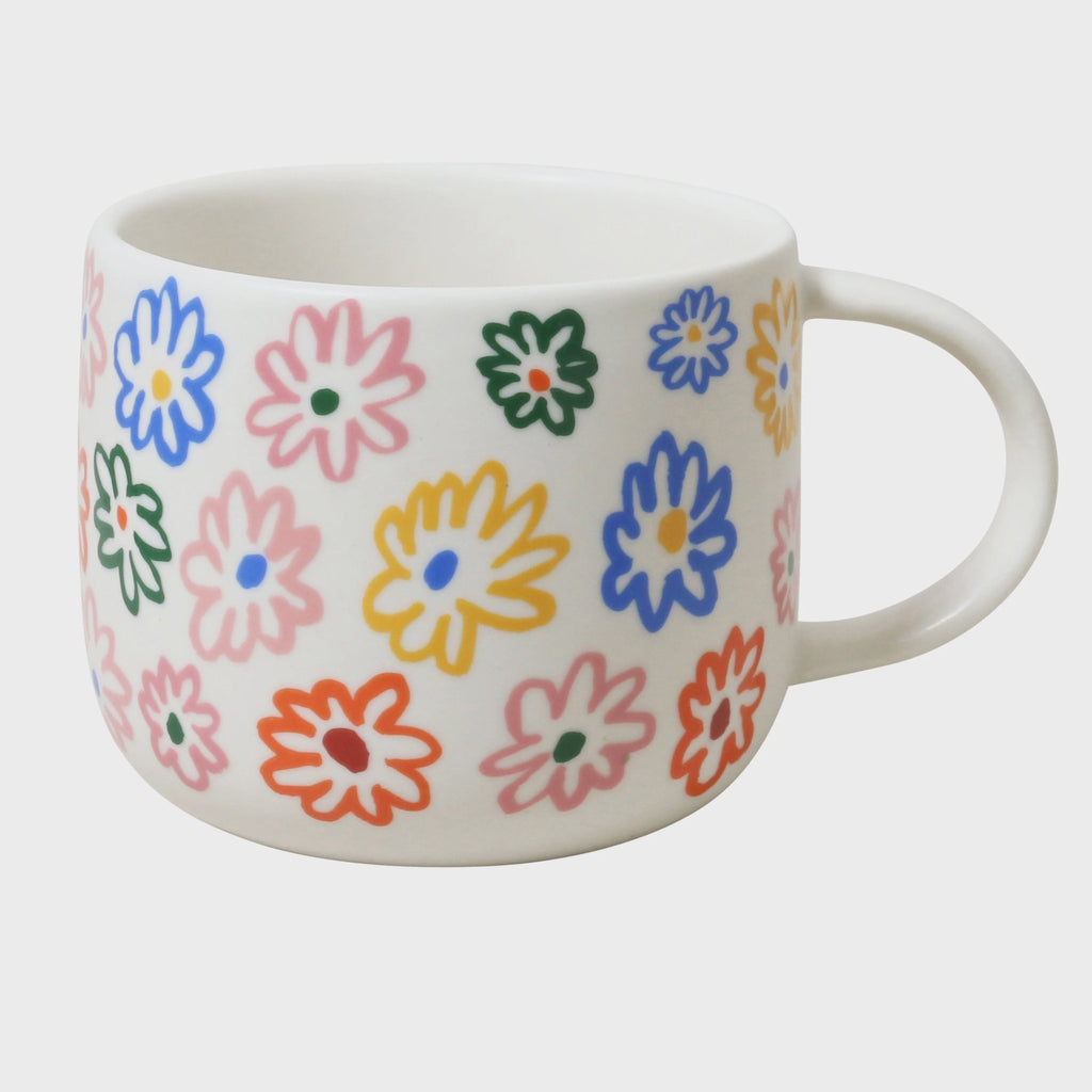 Buy Mug - Big Flower Heart / RGA x Claire Ritchie by Robert Gordon - at White Doors & Co