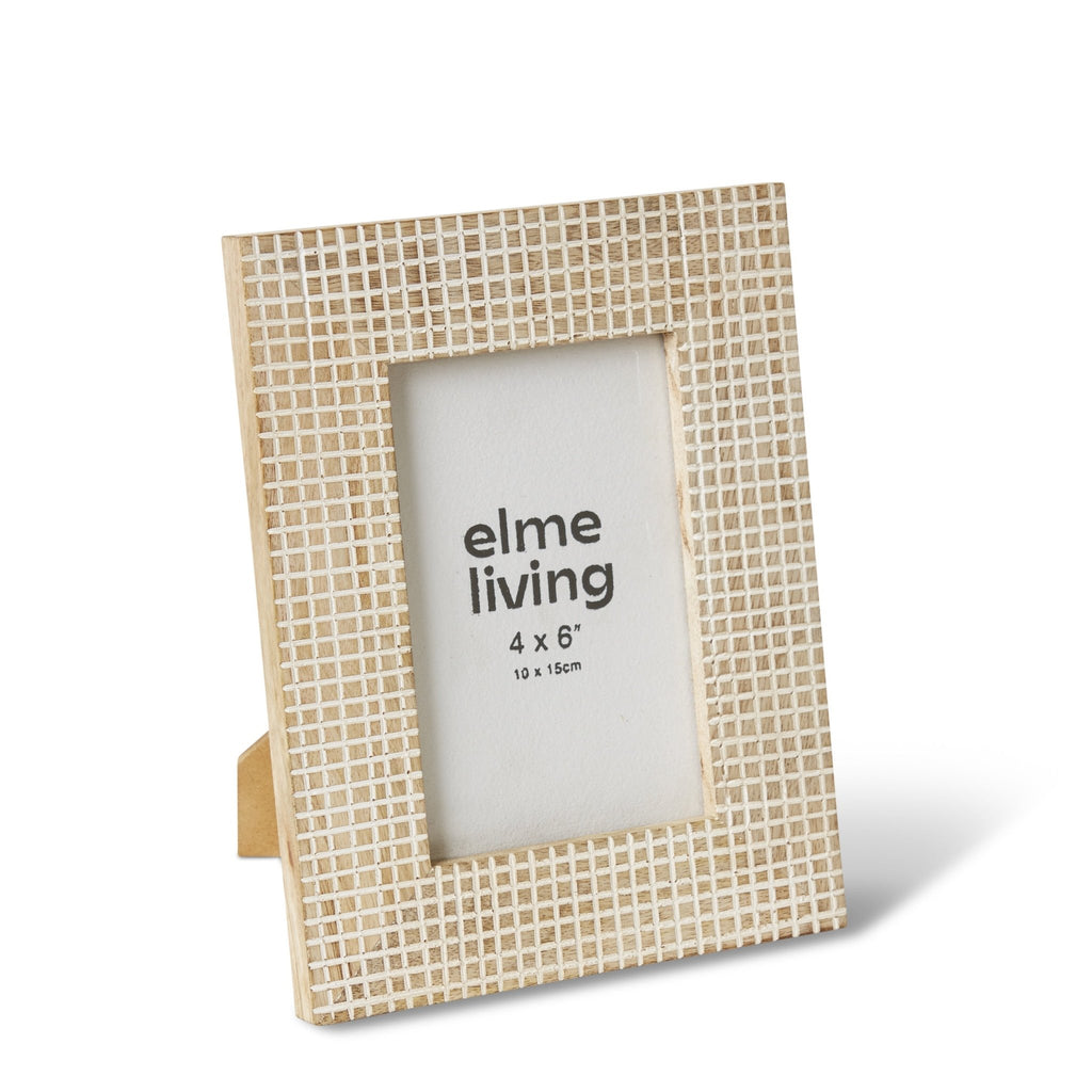 Buy Nairobi 4x6" Photo Frame by Elm Living - at White Doors & Co