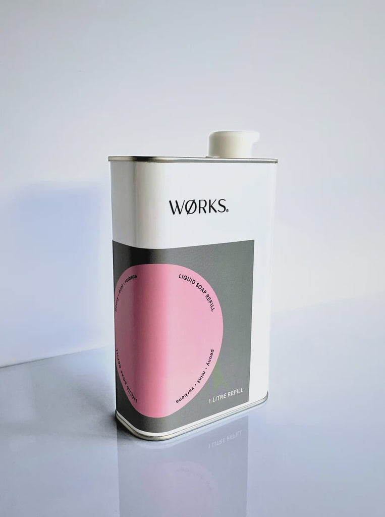 Buy Peony Body Soap 1 Litre Refill by Works - at White Doors & Co