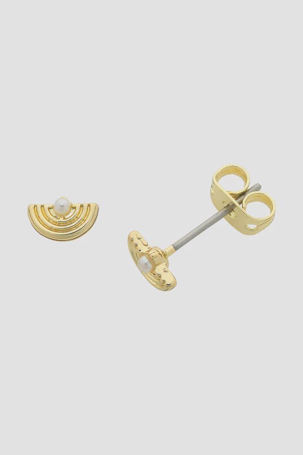 Buy PETITE KIRRA GOLD EARRING by Liberte - at White Doors & Co