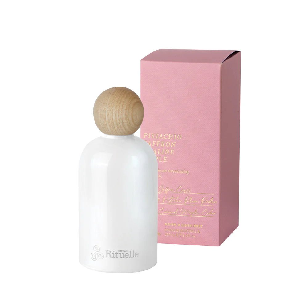 Buy Pistachio, Saffron, Praline, Maple Room & Linen Mist 100 ml by Urban Rituelle - at White Doors & Co