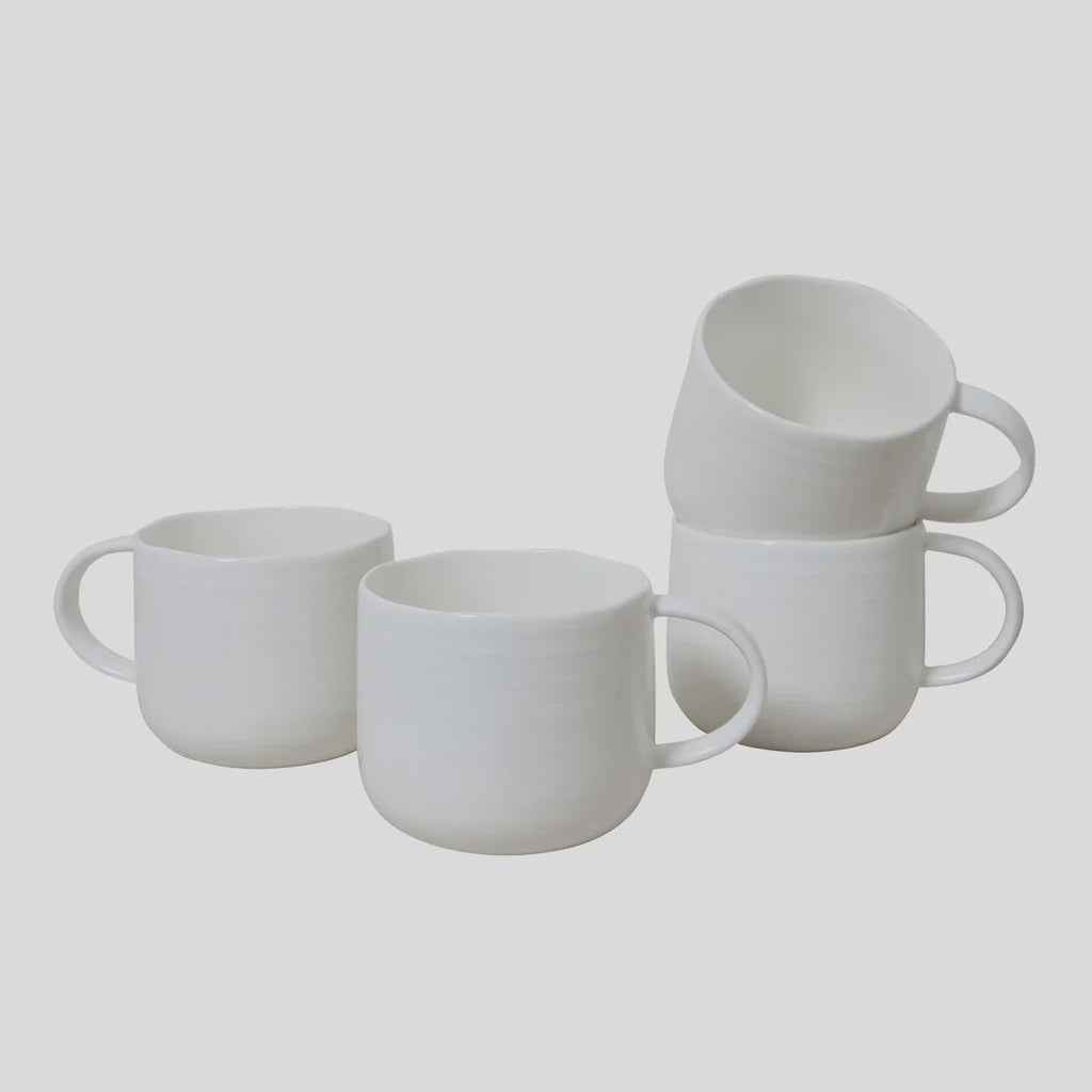 Buy Robert Gordon - Mug 4pk At Home White by Robert Gordon - at White Doors & Co