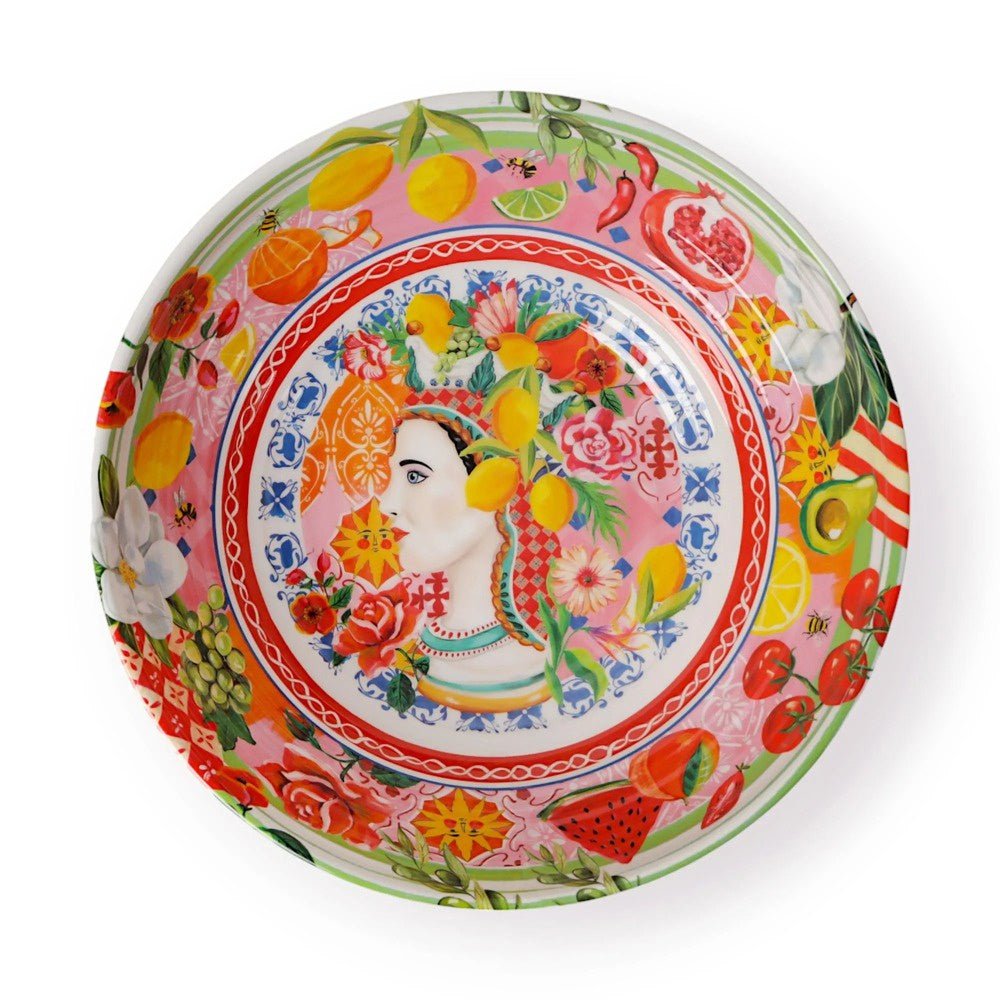 Buy Salad Bowl Italian Summer by La La Land - at White Doors & Co