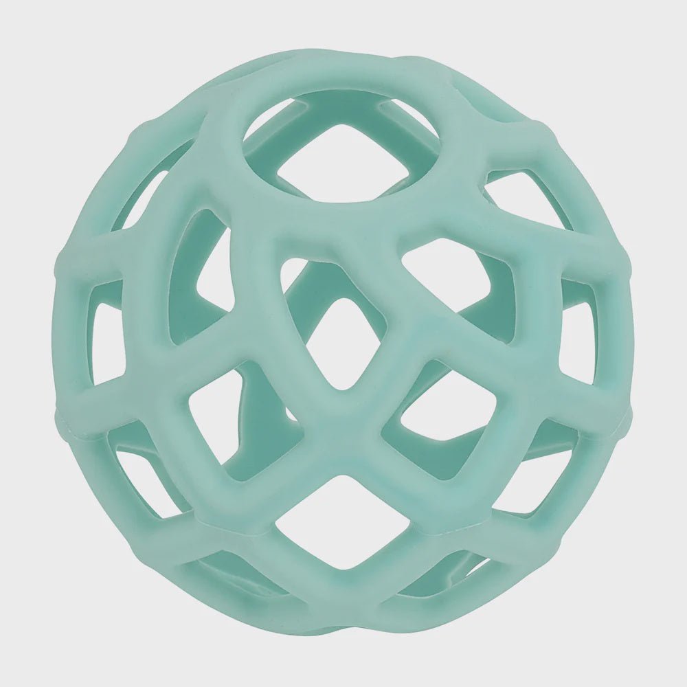 Buy Silicone Ball Teether - Aqua by Annabel Trends - at White Doors & Co