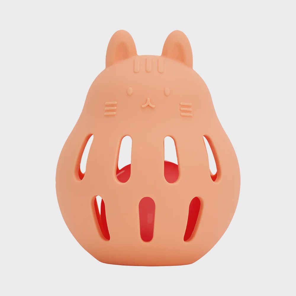 Buy Silicone Roly Rattle - Animal — Cat by Annabel Trends - at White Doors & Co