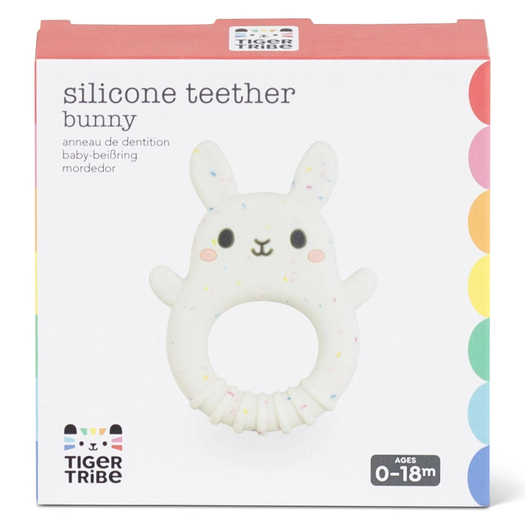 Buy Silicone Teether - Bunny by Tiger Tribe - at White Doors & Co