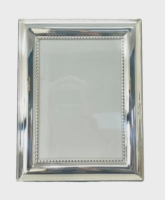 Buy SILVER CONCAVE BEAD FRAME 5X7 by Flair - at White Doors & Co