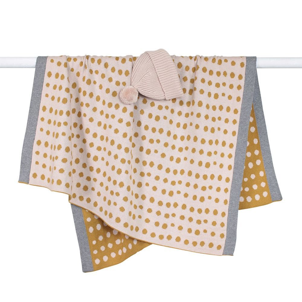 Buy Sunny Spot Cotton Stroller Blanket - Reversible by DLux - at White Doors & Co