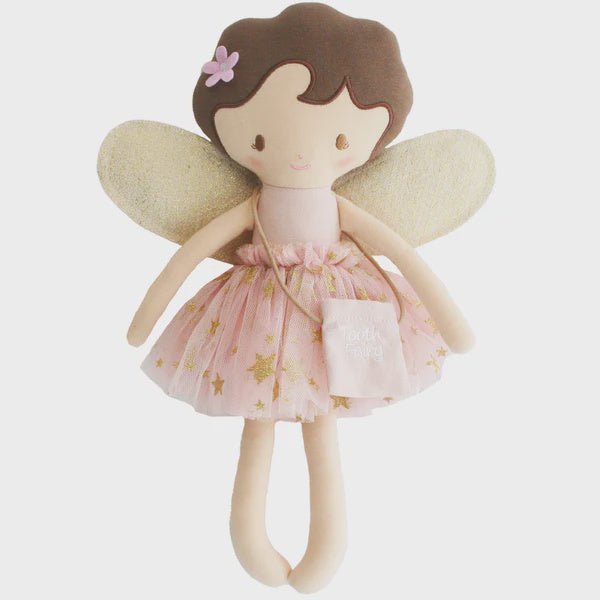 Buy Tilly the Tooth Fairy 40cm Blush Gold by Alimrose - at White Doors & Co