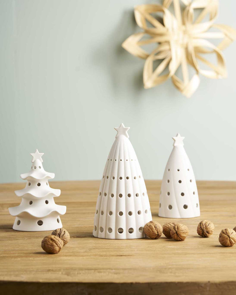 Buy Tree Tea Light Holder - Twinkle Large White by Robert Gordon - at White Doors & Co