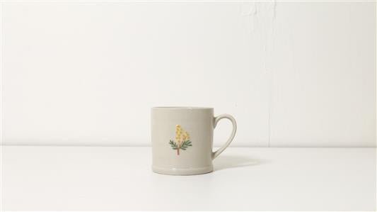 Buy Wattle - Large Favourite Things Mug by Robert Gordon - at White Doors & Co