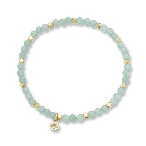 Buy Aventurine Aura of Gold Gem Bracelet by Palas - at White Doors & Co