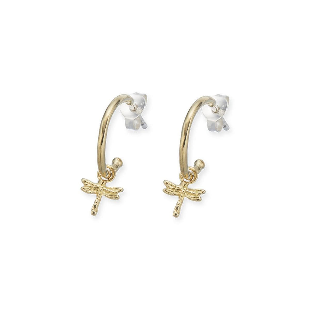 Buy Dragonfly hoop earrings by Palas - at White Doors & Co